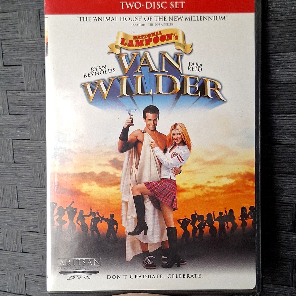 DVD Movie Van Wilder National Lampoons Ryan Reynolds Tara Reid 2002